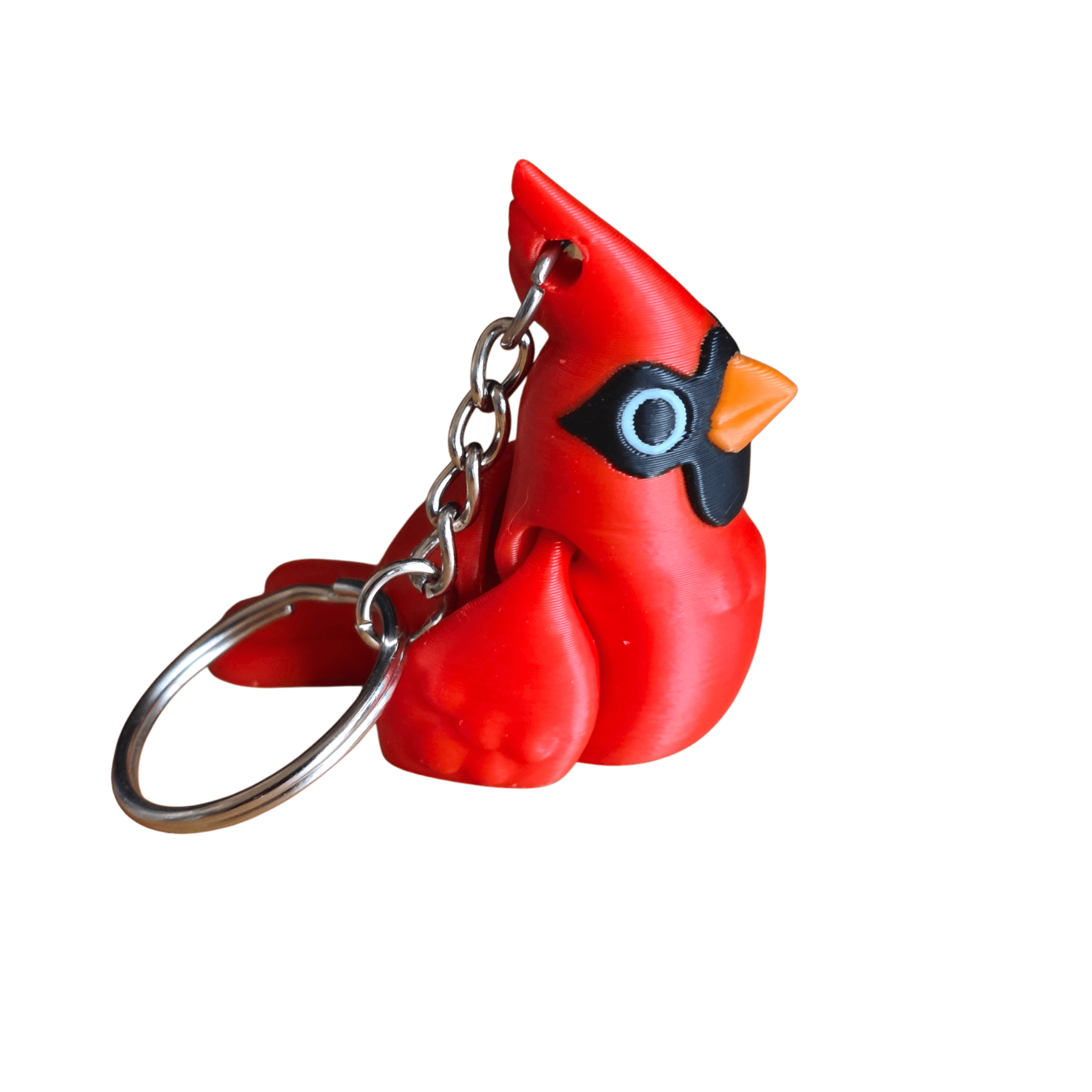 Cardinal Keychain 3D Printed | Fragrant Moon Designs