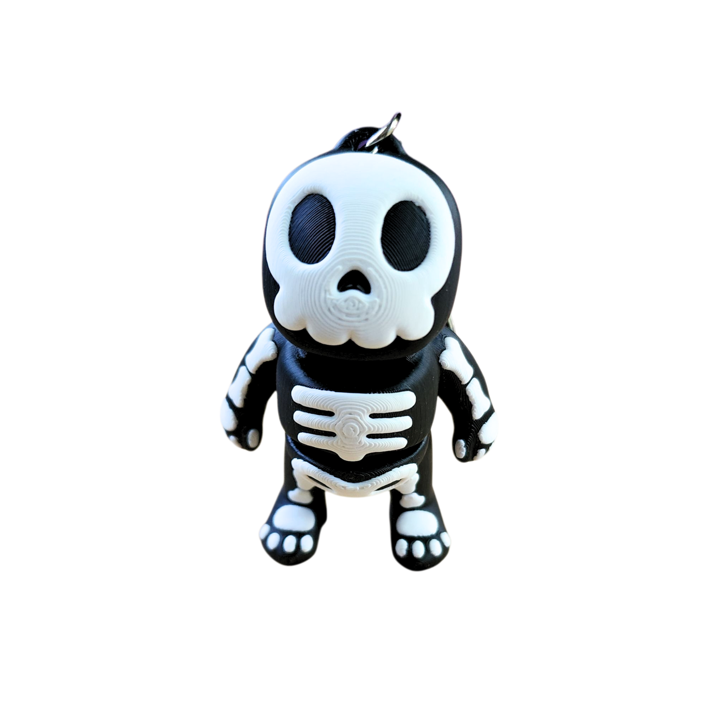 skeleton costume keychain