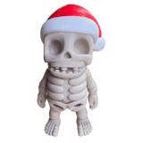 Skeleton With A Santa Hat - Fragrant Moon Designs