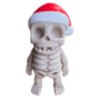 Skeleton With A Santa Hat - Fragrant Moon Designs