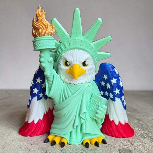 Liberty Eagle Collectible Critter - American Flag Edition