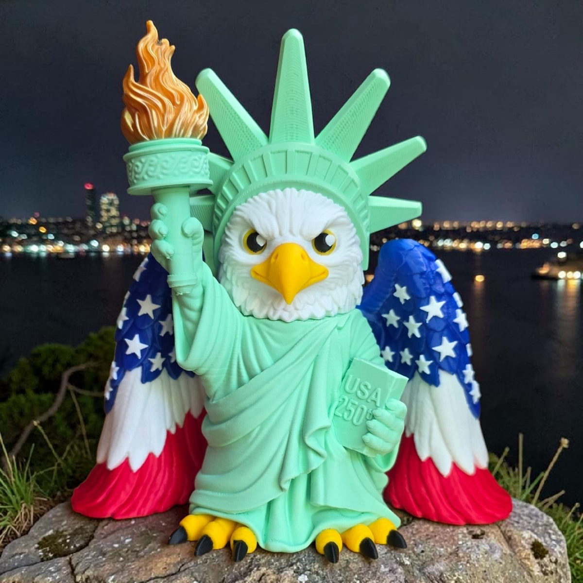 Liberty Eagle Collectible Critter - American Flag Edition