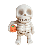 Skeleton with Jack O Lantern - Fragrant Moon Designs