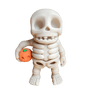 Skeleton with Jack O Lantern - Fragrant Moon Designs