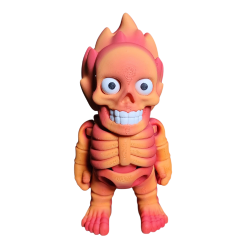 Skeleton on Fire