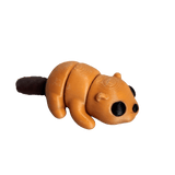 Toy beaver on a transparent  background