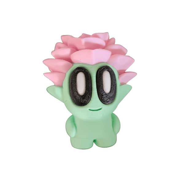green blob succulent Cactus Succulent Blob Plant 3D Printed Character