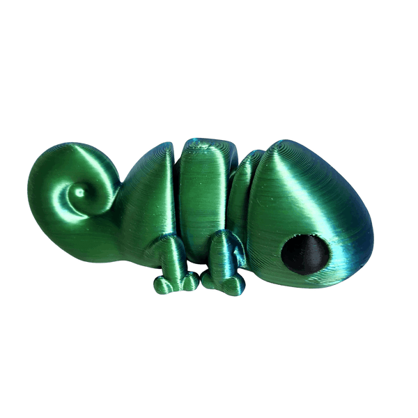 Articulated Chameleon 3D Printed Animal | Fragrant Moon Designs