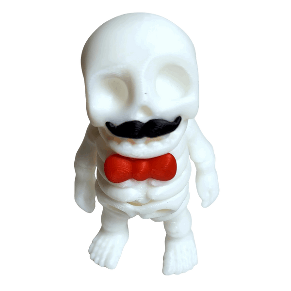 Mr. Skeleton (Mustache) - Fragrant Moon Designs