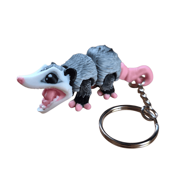 Opossum Keychain - Fragrant Moon Designs