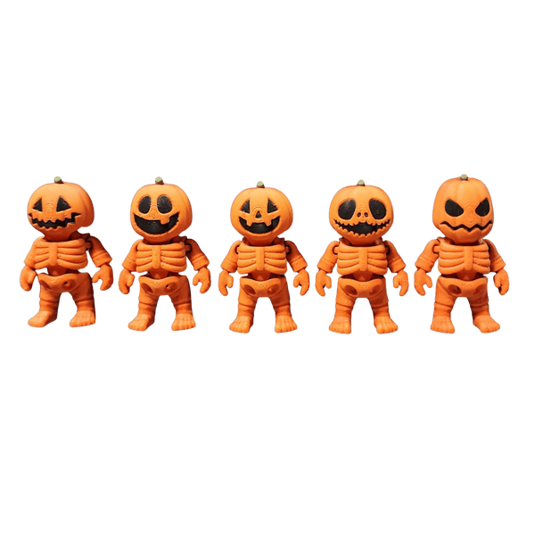 Pumpkin Head Skeleton - Fragrant Moon Designs