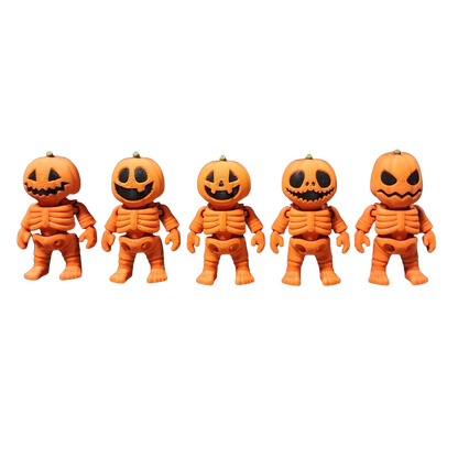 pumpkin head skeleton