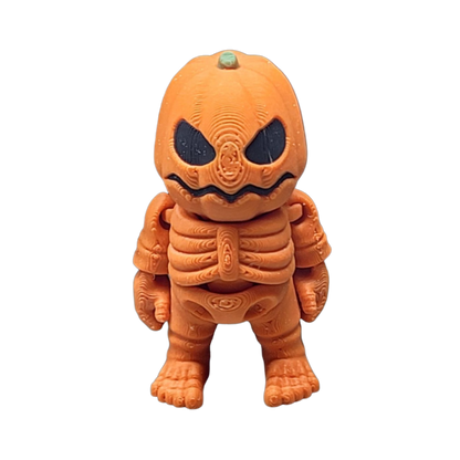 pumpkin head skeleton