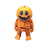 Pumpkin Head Skeleton - Fragrant Moon Designs