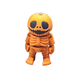 Pumpkin Head Skeleton - Fragrant Moon Designs