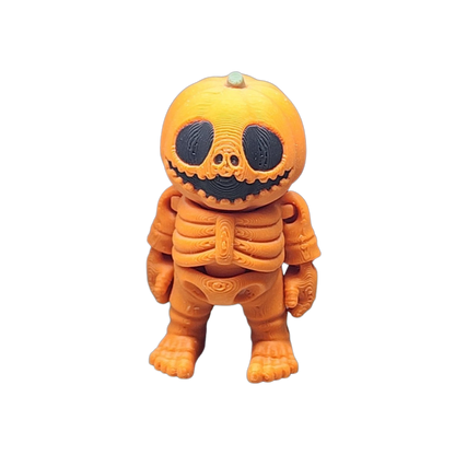 pumpkin head skeleton
