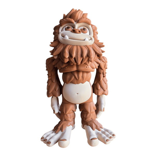 A big brown sasquatch standing tall