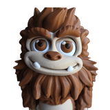 A big brown sasquatch standing tall