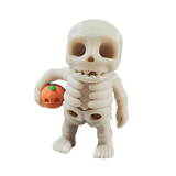 Skeleton with Jack O Lantern - Fragrant Moon Designs