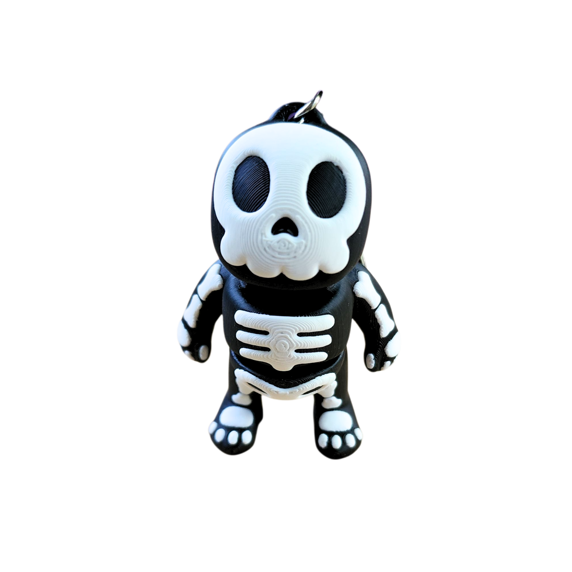 skeleton costume keychain