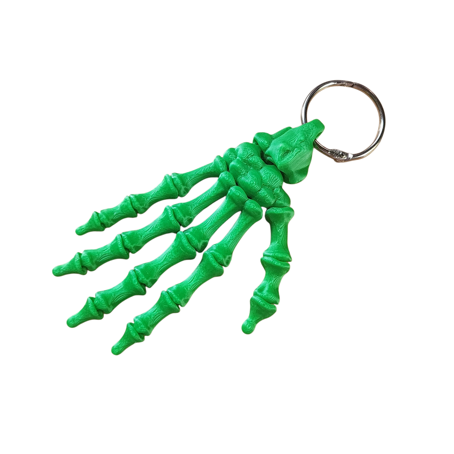 skeleton hand keychain