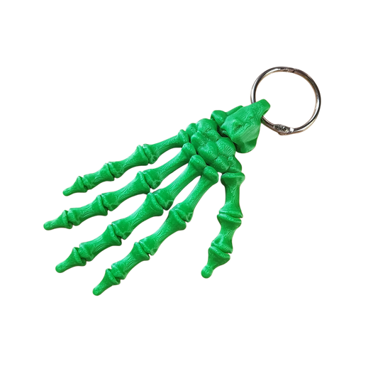 skeleton hand keychain