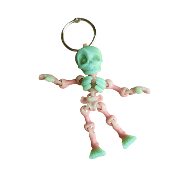 Skeleton Keychain - Fragrant Moon Designs