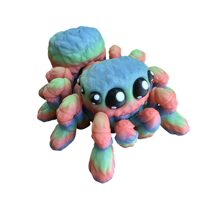 spider that glows in the dark and under a black light