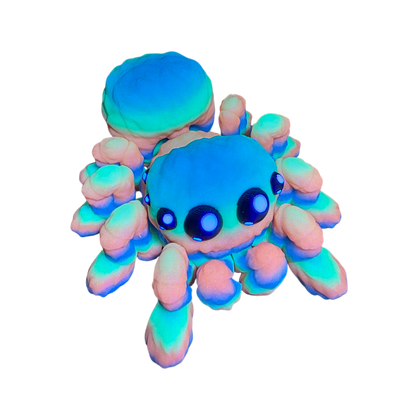 spider that glows in the dark and under a black light