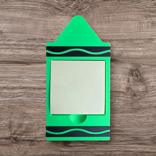Crayon Sticky Note Holder