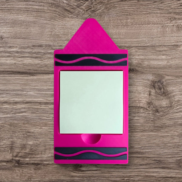 Crayon Sticky Note Holder