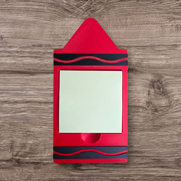 Crayon Sticky Note Holder